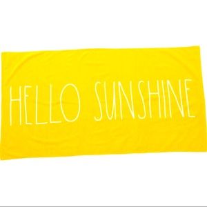 Rae Dunn Hello Sunshine Beach Towel